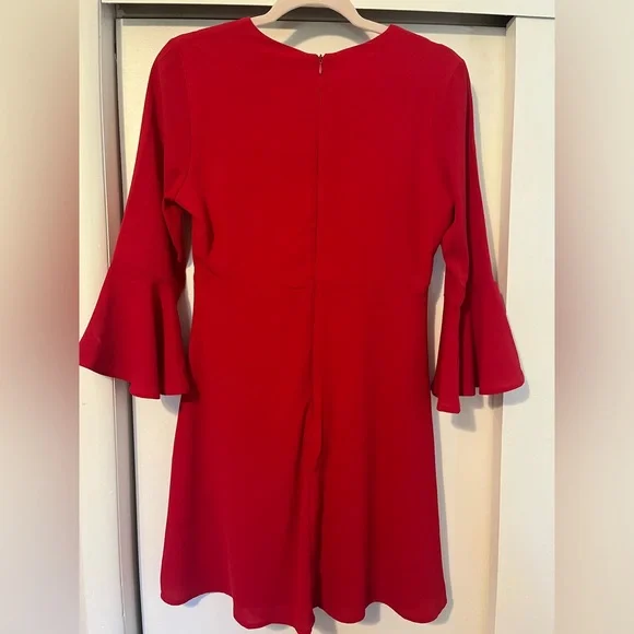 Lulu’s Red Skater Dress - Picture 2 of 5